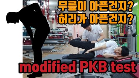 [iampt] Modified Pkb Test Prone Knee Bending 허리신경 L1~l4 문제를 확인해보자 Youtube