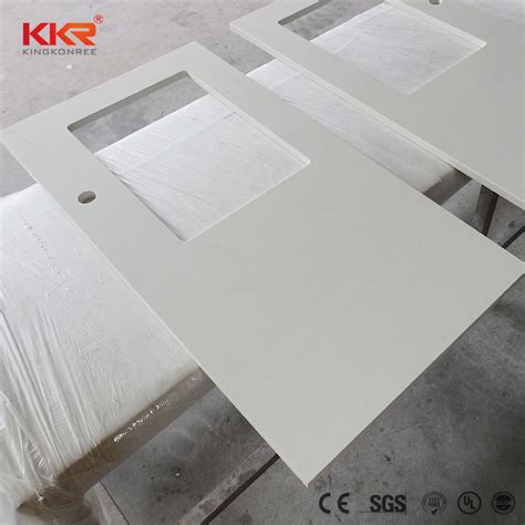 Solid Surface Quartz Cut To Size Vanity Tops China Bathroom Vanity