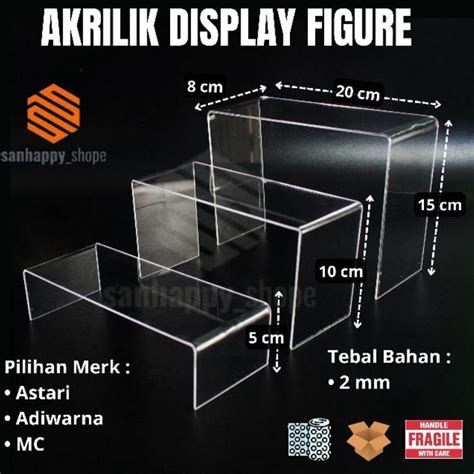 Jual Harga Promo GBy Akrilik Rak Display Action Figure Tas Etalase