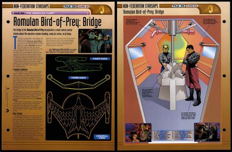 Romulan Bird Of Prey Bridge The Romulan Fleet Star Trek Fact File Page