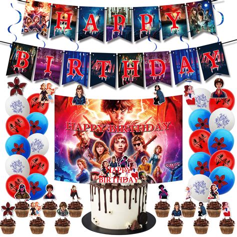 Stranger Things Birthday Supplies Party Corner