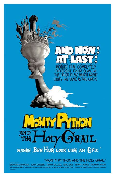 Monty Python and the Holy Grail | Monty python, Movie posters, Movie posters vintage