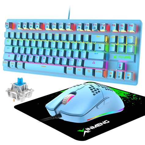 Buy LexonElec RK 550 Gaming Keyboard And Mouse With Mousepad TKL