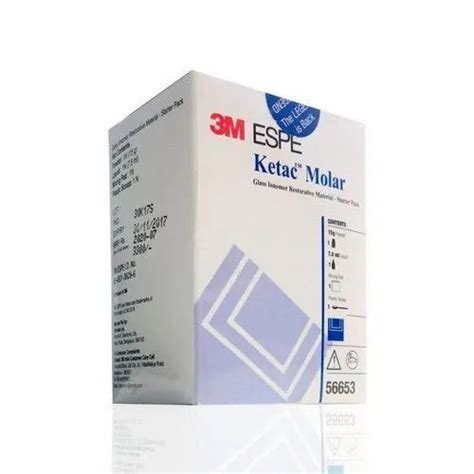 M Espe Ketac Molar Glass Ionomer Restorative Material Packaging Size