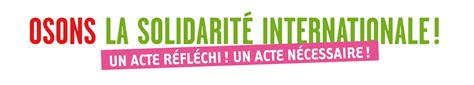 Semaine De La Solidarité Internationale Quest Ce Que La Ssi