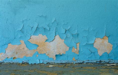 Pintura Azul Agrietada Fondo De Textura Antiguo Sin Inconvenientes