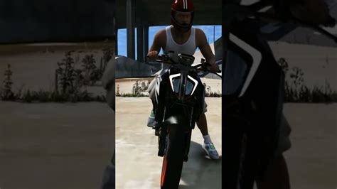 Gta Franklin Ktm Duke R Bike Drive Rockstar Editor