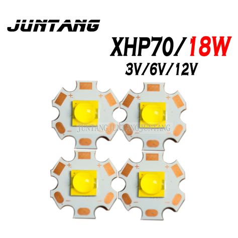 Xhp70大功率led陶瓷灯珠3v6v 18w白光暖白光焊接1620mm铜基板虎窝淘