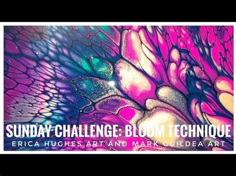 Bloom Technique Sunday Challenge With Mark Guildea Art Acrylic