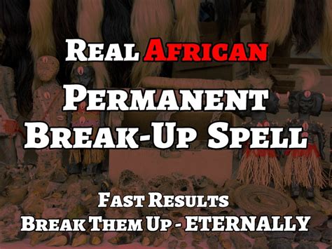 Voodoo Permanent Break Up Spell Real African Gold Separation Etsy