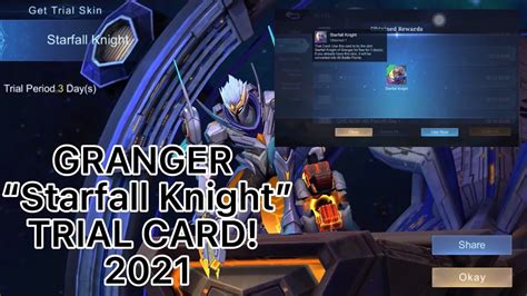 This Is How To Get Granger Starfall Knight Legend Skin Trial Card For