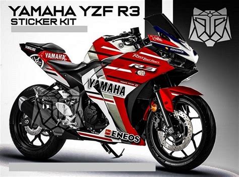 Full Graphic Vinyl Decals For Yamaha R Graphic Kit