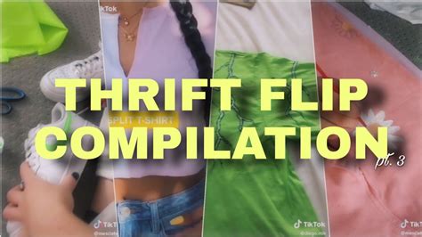 Thrift Flip Diy Clothes Tiktok Compilation Youtube