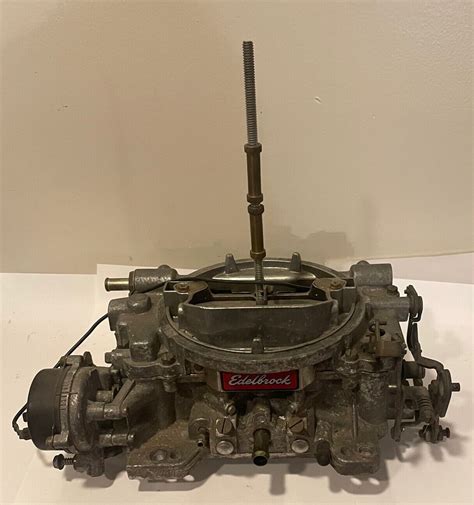 Edelbrock 1406 Series Carburetor 600 Cfm 4bbl Electric Choke Ebay