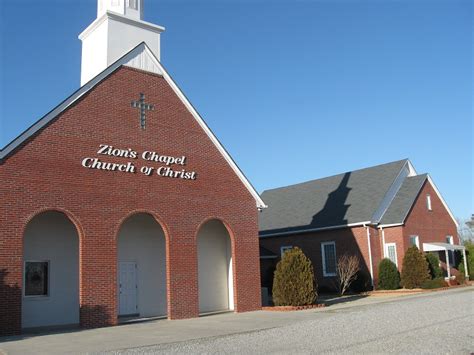 Past Present Future Zions Chapel Church Of Christ