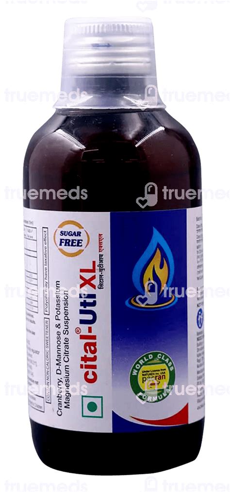 Cital Uti Xl Suspension 200 Ml Uses Side Effects Dosage Price