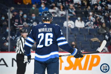 Winnipeg Jets Captain Blake Wheeler Wont Play Vs Avalanche Out Day To