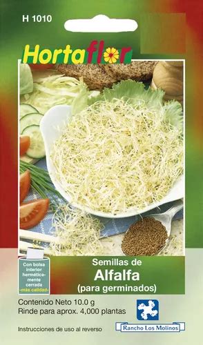 Semillas De Alfalfa Para Germinados Mercadolibre