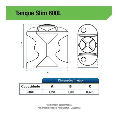 Tanque Slim Lts Separador De Folhas Fortlev Cisterna