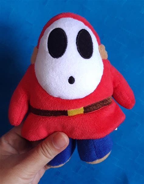 Super Mario Shy Guy Nintendo Plush Stuffed Doll Soft Toy | Etsy