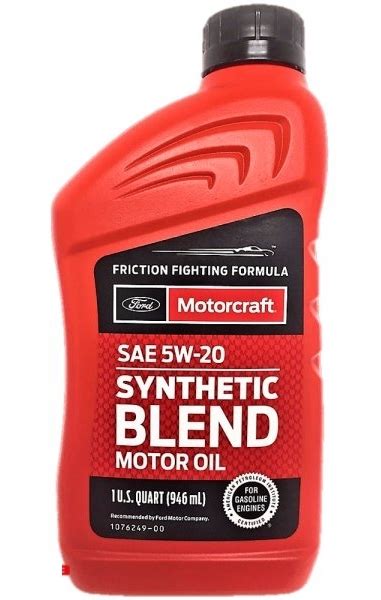 Ford Motorcraft Synthetic Blend W Xo W