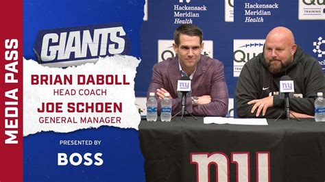 Gm Joe Schoen Coach Brian Daboll Post Draft Press Conference