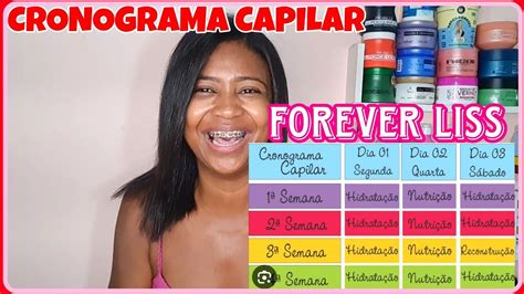 Cronograma Capilar Forever Liss Cabelos Danificados Quimica