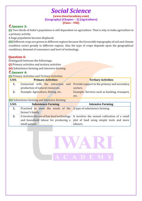 Ncert Solutions For Class 8 Social Science Geography Chapter 3