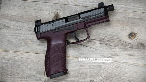 Hk Vp Tactical Le Optics Ready Plum Pistol Cerakote Services