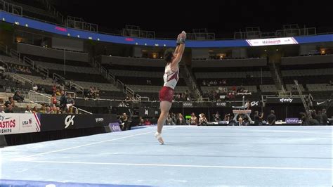 Taylor Burkhart Floor Exercise 2023 Xfinity U S Championships Senior Men Day 1 Youtube