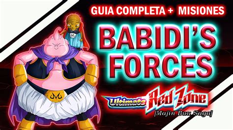 Babidi S Force GUIA Y MISIONES Ultimate Red Zone Majin Buu Saga