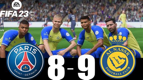 Fifa Gameplay Psg Vs Al Nassr Ronaldo Messi Haaland