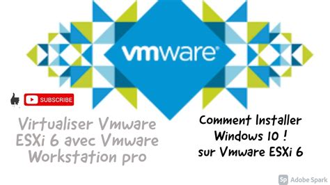 Virtualiser Vmware Esxi Avec Vmware Workstation Installation