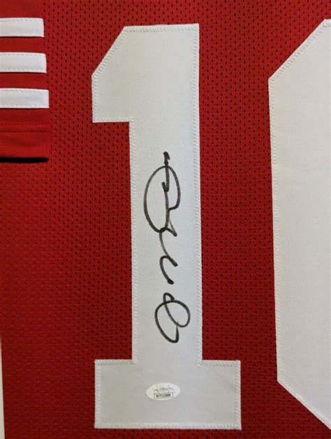 Framed San Francisco 49ers Joe Montana Autographed Signed Jersey Jsa