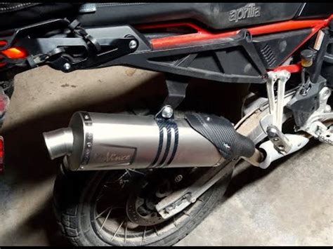 2024 Aprilia Tuareg 660 Leo Vince One EVO Muffler Sound Weight