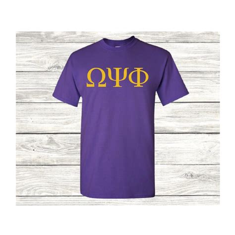 Omega Psi Phi Shirt Etsy