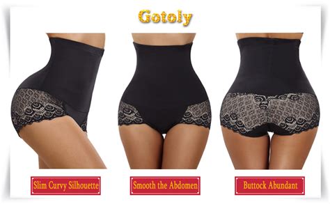 Gotoly Invisable Strapless Body Shaper High Waist Tummy Control Panty