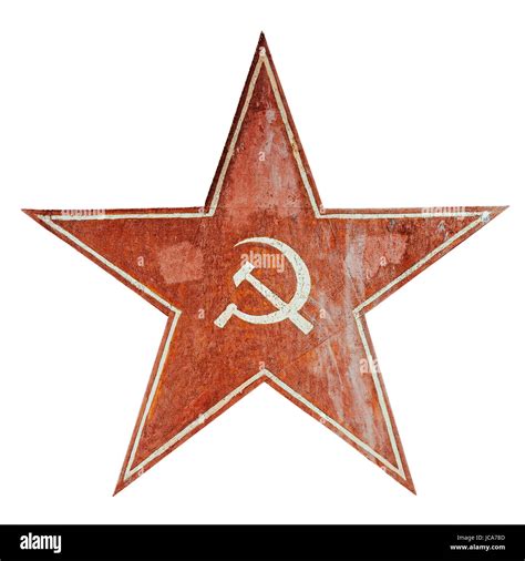 Urss Communisme Rouge Avec Le Symbole De La Faucille Et Du Marteau De