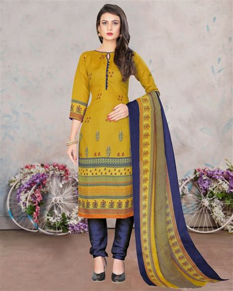 Unstitched Printed Cotton Dress Material At Rs 295piece Unstitched