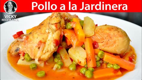 Receta Cubana Pollo A La Jardinera Llena Sabor Y Color Muy Fácil De