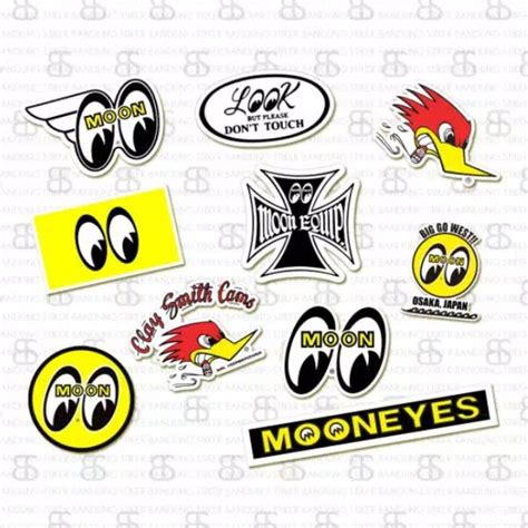 Jual Paket Stiker Mooneyes Sticker Pack Mooneyes Shopee Indonesia