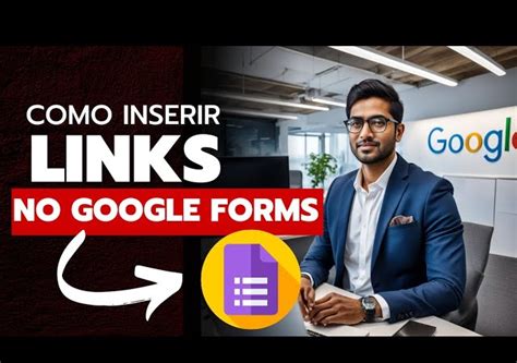 Como Inserir Link no Formulário no Google Forms TUTORIAL COMPLETO