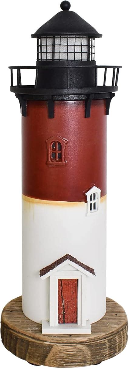 Amazon Wooden Lighthouse Decoration Nautical Decor Wood Lighted