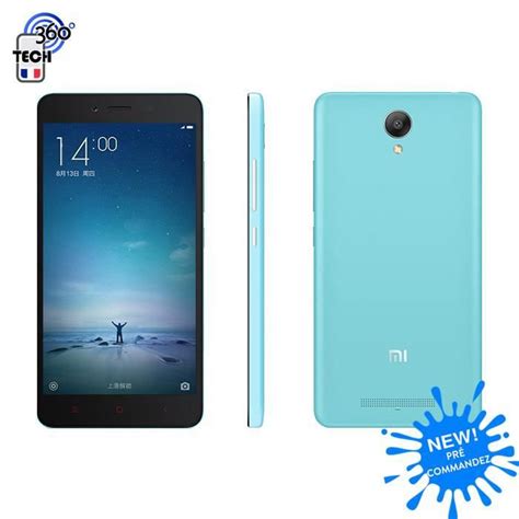 Xiaomi Redmi Note 2 MENTHE VERT 4G FDD TDD LTE Dual SIM 2GB RAM 16GB