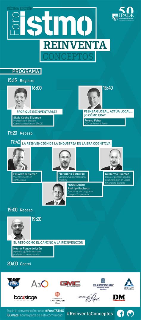 Programa Foro Istmo 2017 Revista Istmo