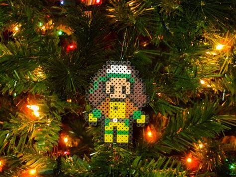 Xmen Inspired Rogue Bead Sprite Ornament By Houseofgeekiness Bead Sprite Perler Patterns