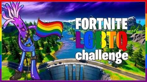 Fortnite Lgbtq Rainbow Challenge Lgbtq Fortnite Battle Royal Challenge Youtube