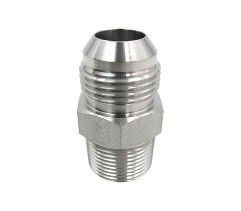 SS 2404 Male 37 Degree JIC To Male NPT Adapter QC Hydraulics