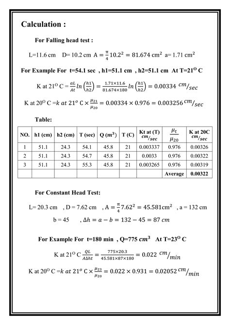 Constant And Falling Head Permeability Test 3