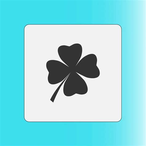 White Clover Icon Vector Images Depositphotos